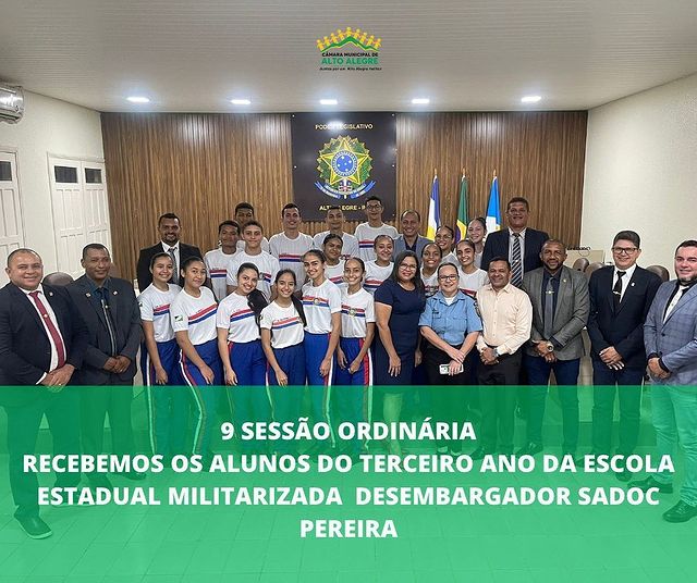 9° Sessão Ordinária da Câmara Municipal de Alto Alegre