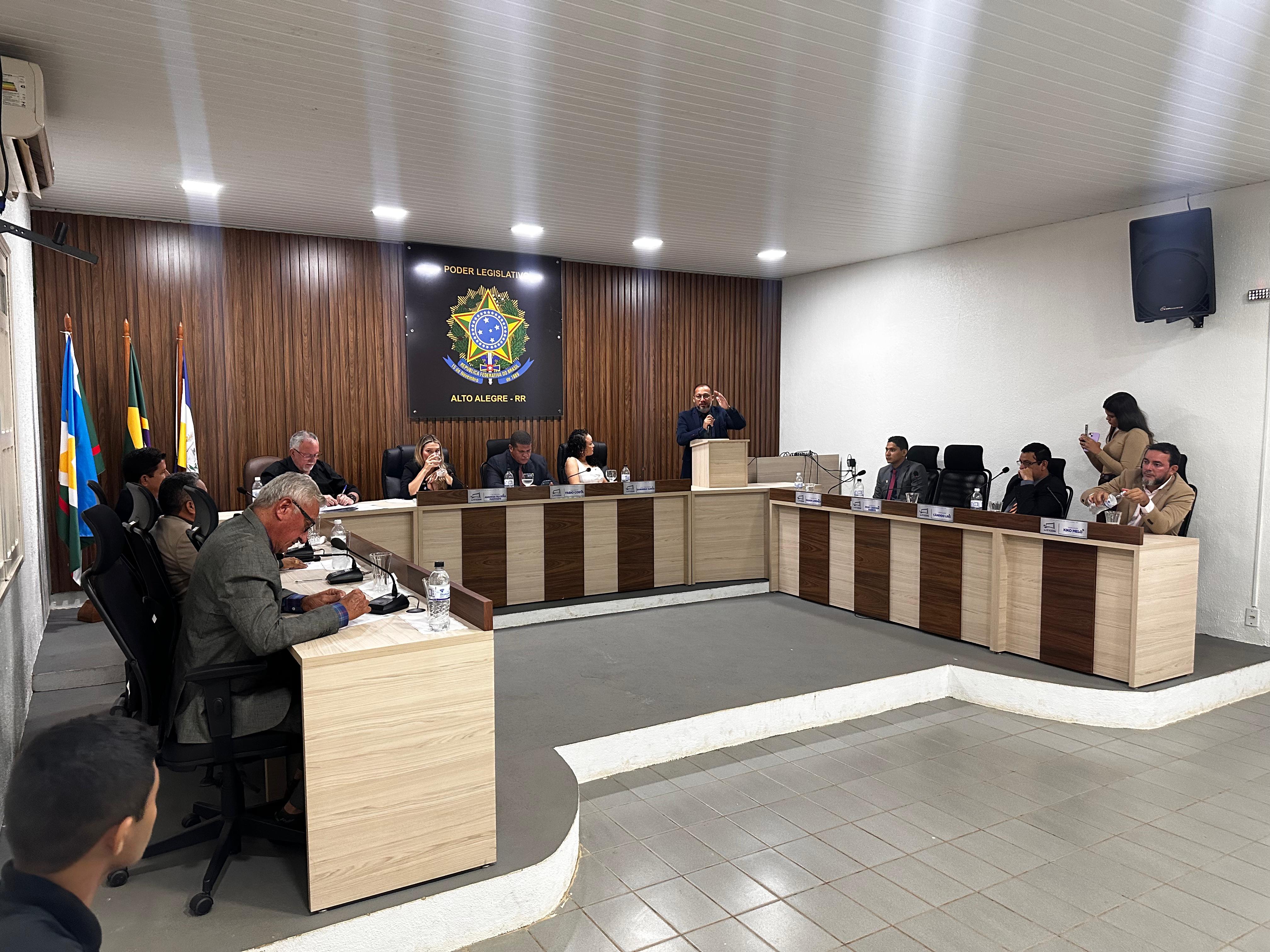 SEGUNDA SESSÃO DA CÂMARA MUNICIPAL EM ALTO ALEGRE RR